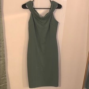 Green Off-the-Shoulder Dress